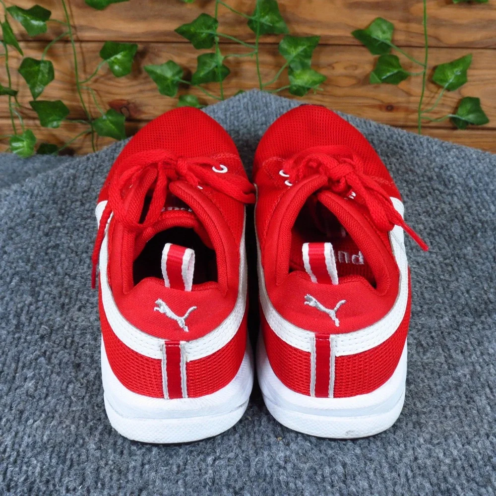 Puma Carson Runner Men Running Shoe Size 5.5 Athletic Gym‎ Red White Mesh